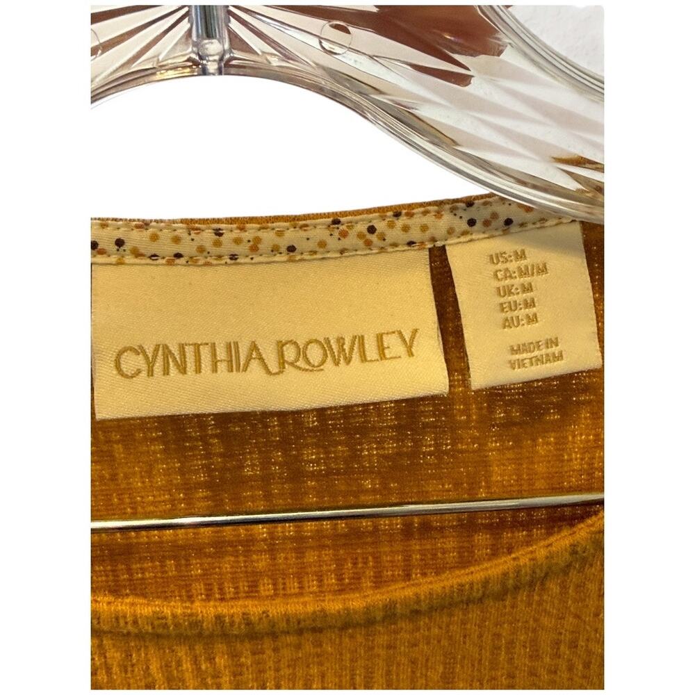 EUC Cynthia Rowley Mustard Dress Size M - Picture 3 of 7